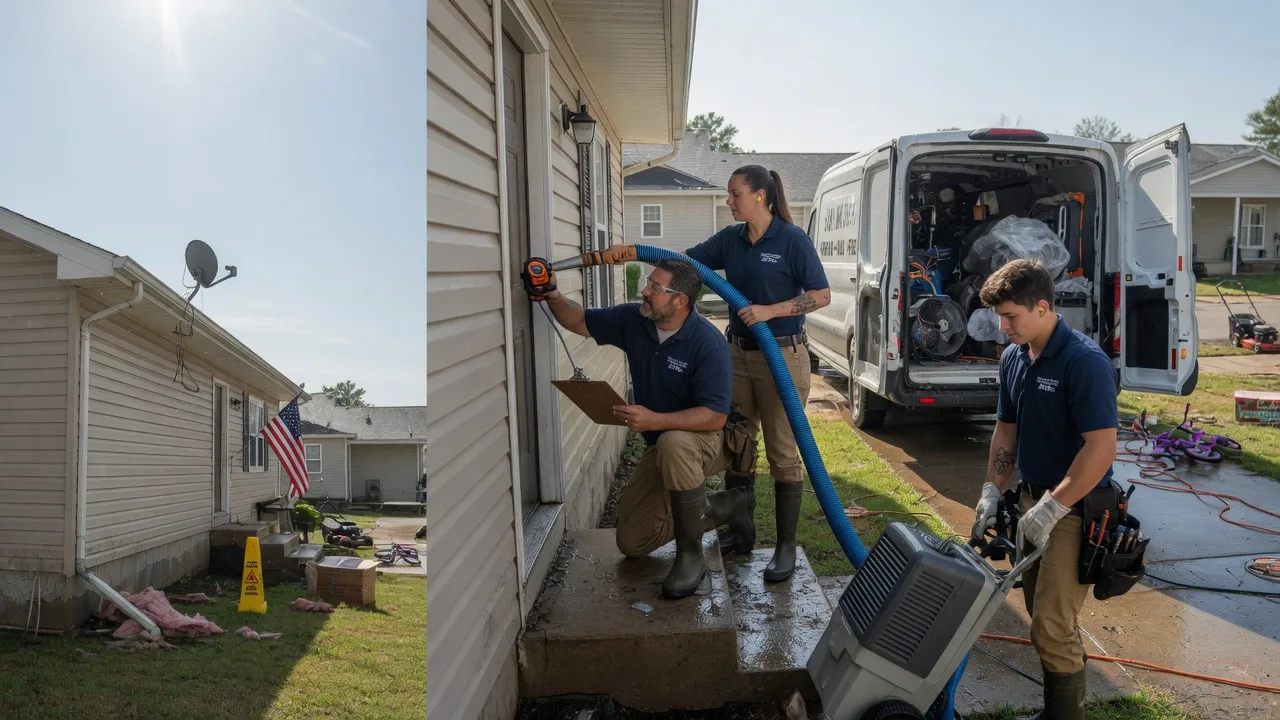 Ceiling Water Damage Restoration in Allen, KS near me